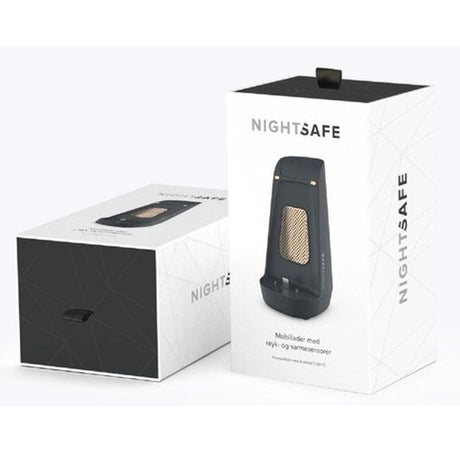Mobillader med røykvarsler | USB - C | NightSafe
