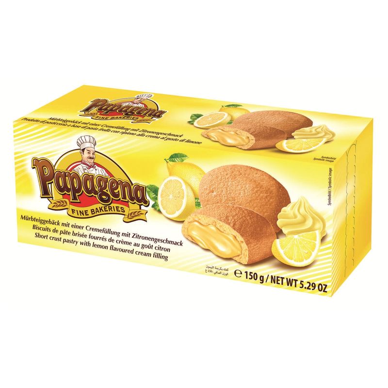 Papagena Biscuits Lemon 150g