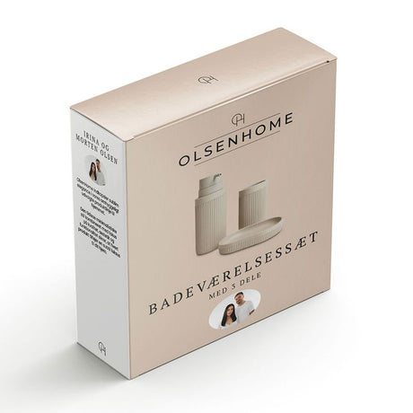 OlsenHome bathroom set | 3 pieces | Stylish and functional