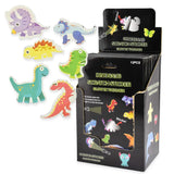 Glow in the dark scratch stickers - Dinosaur 12pk