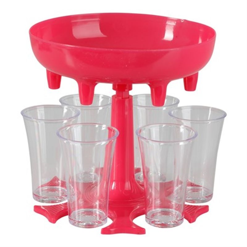 Shot Dispenser With 6 Shot Glasses