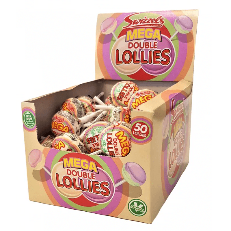 Swizzels Mega Double Lollies 50x31g | Storpakk