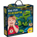 Dinosaur Sett 3in1 Dinofigur+Puslespill & Klistremerker