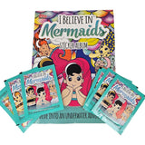 I Believe in Mermaid klistremerkealbum | Med 30 klistremerker |Topps