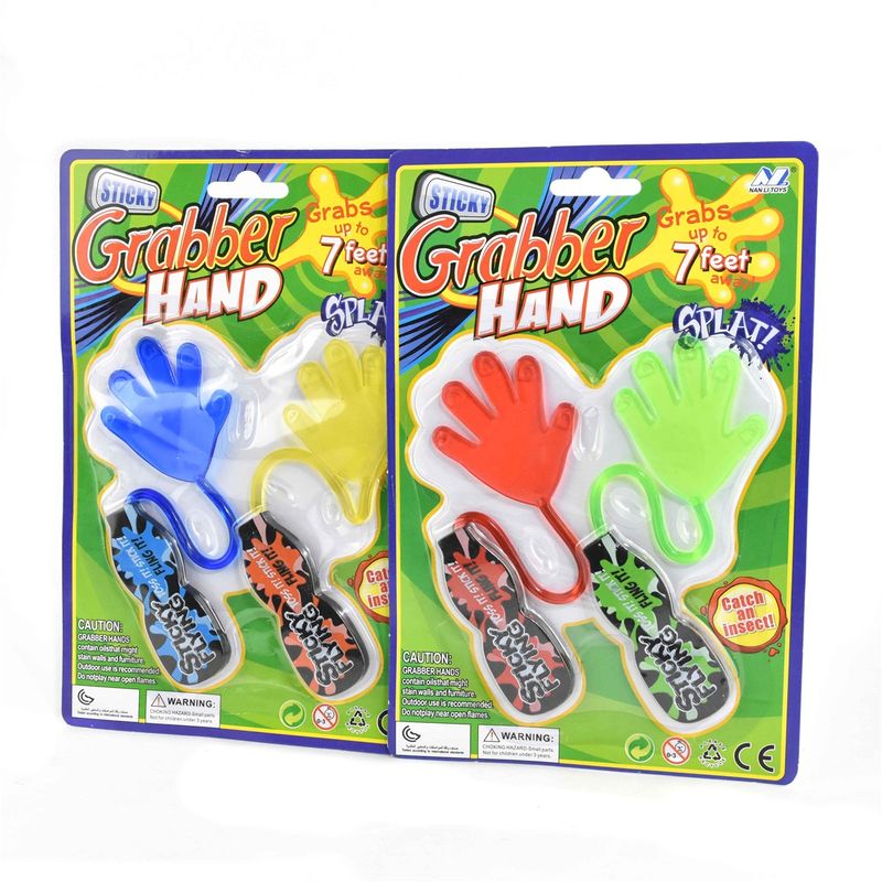 Flexible Sticky Hand Toy 2pk