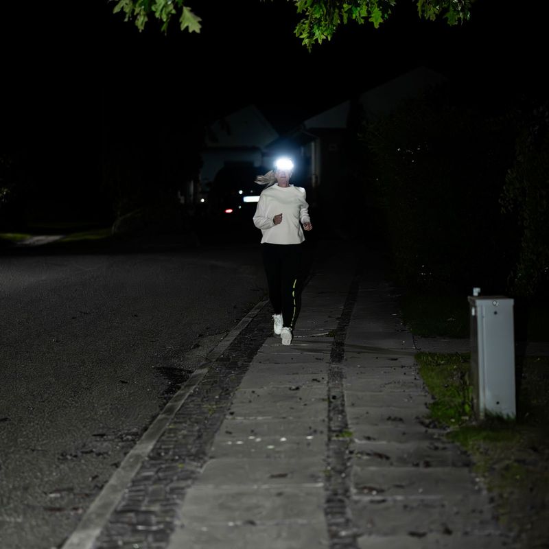2i1 COB LED - hodelykt med oppladbart batteri