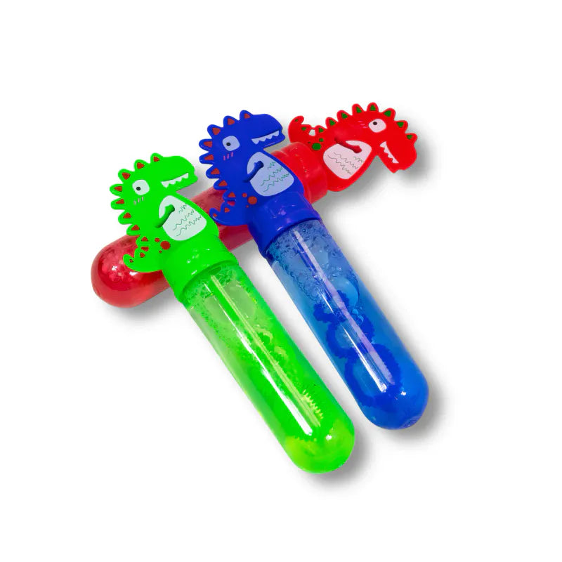 Dinosaur mini bubble wands 3pk | Såpeboblestaver