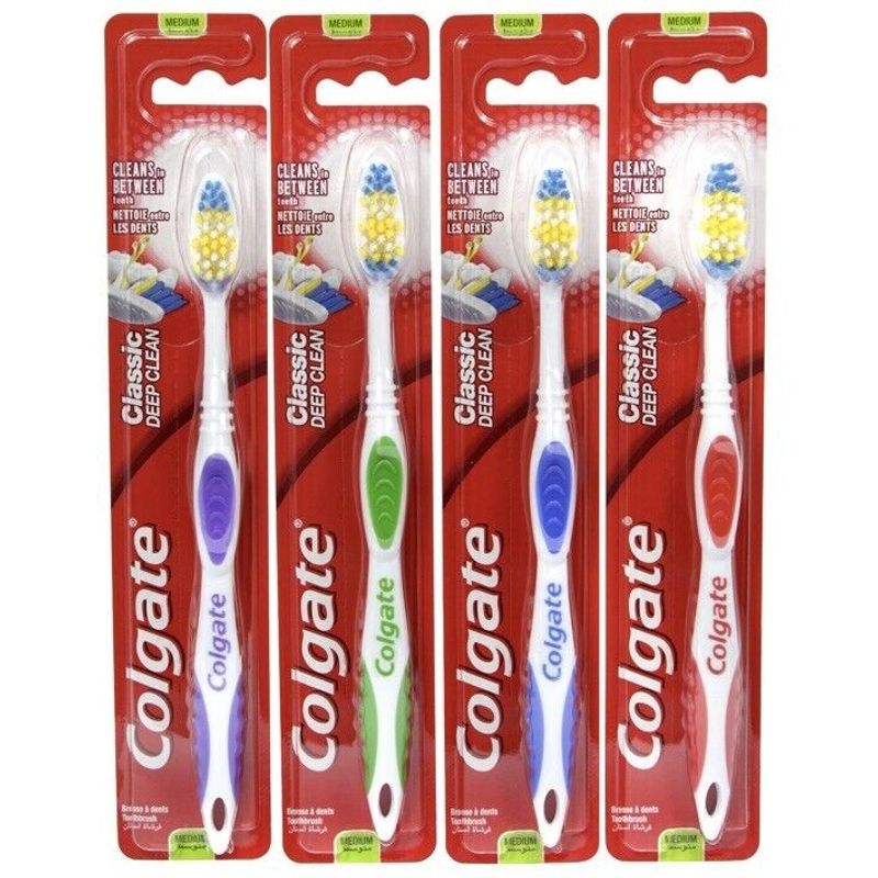 Colgate Deep Clean Toothbrush Medium 1pc | More Colors