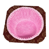 Muffinsformer fargemiks 12pk | Med dekorativ kant
