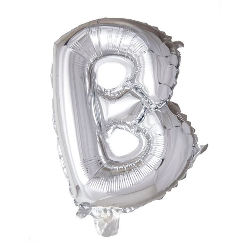 Tinka Foil Letter Balloons 41 cm Silver A to Z