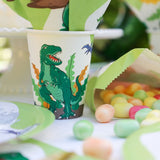 Table Setting Cardboard Dinosaurs | Cup, Plate, Napkin