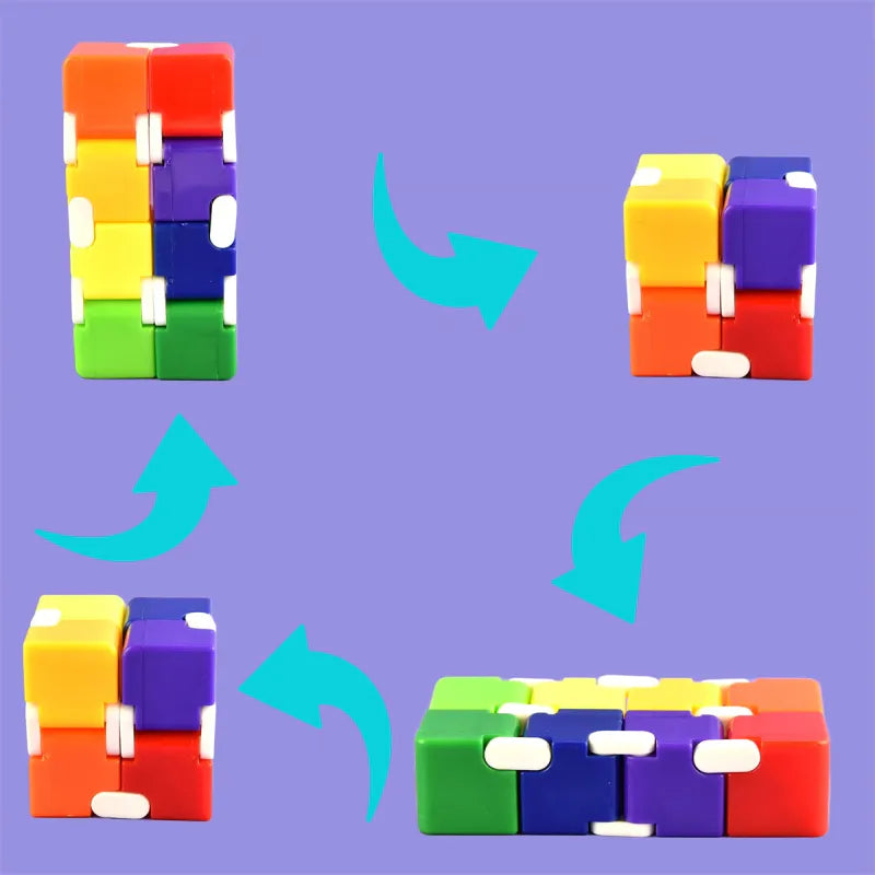 Infinity Cube Fidget - Multiple Colors