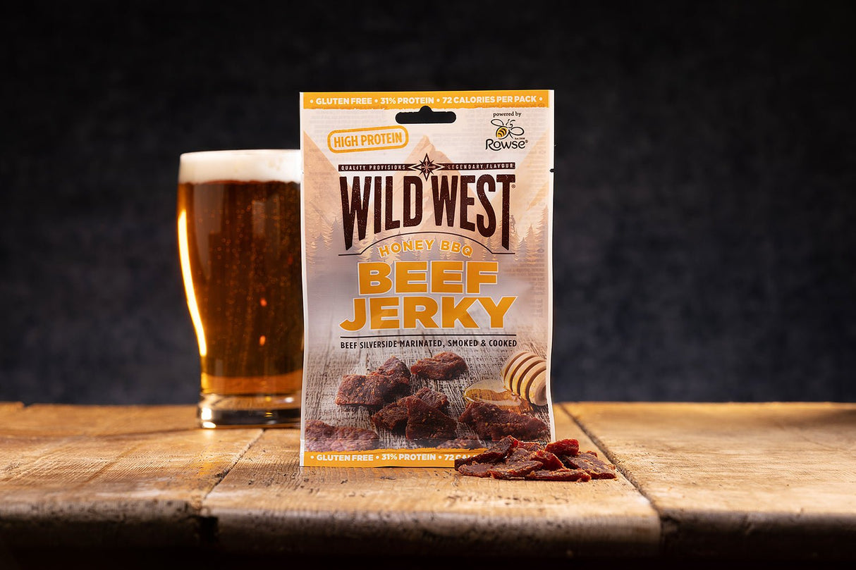Wild West Beef Jerky Honey BBQ 60g